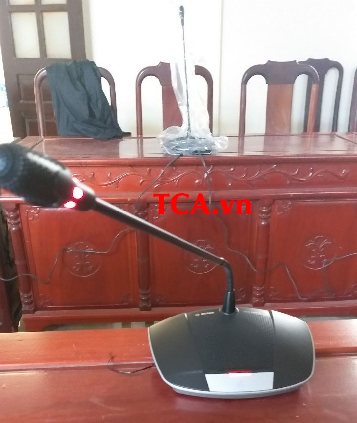 Hệ thống âm thanh hội thảo Bosch CCS1000D: Phòng họp hội nghị Công an huyện Yên Phong Bắc Ninh