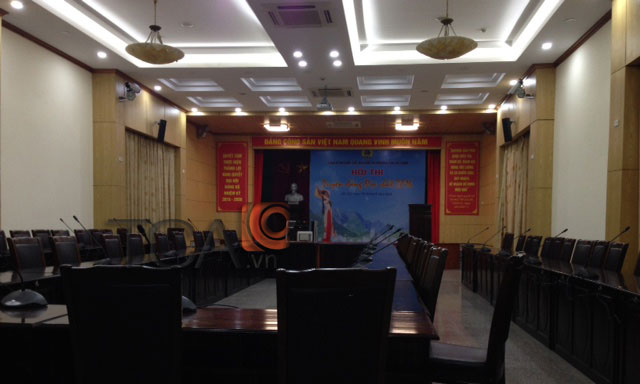 Hệ thống hội thảo BOSCH CCS 900: Tổng cục Địa chất và Khoáng sản Việt Nam