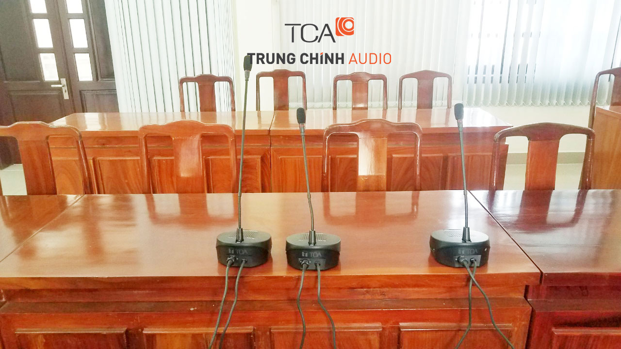 Hệ thống hội thảo TOA TS-780: âm thanh phòng họp Huyện Ủy Định Quán,Đồng Nai