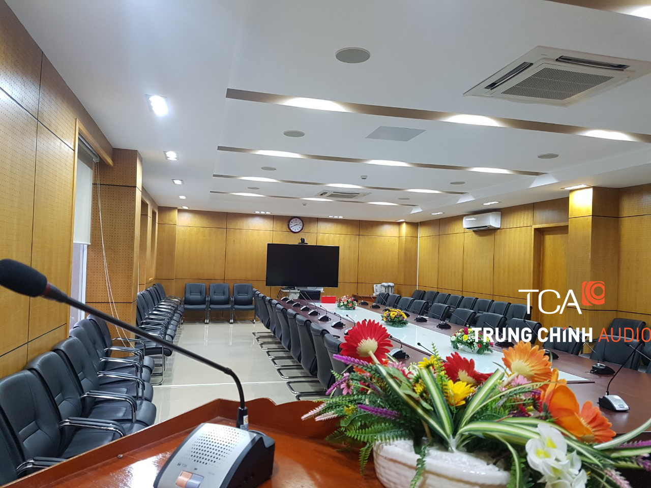 Hệ thống âm thanh hội nghị TOA TS-780: phòng họp hội thảo Kho Bạc Nhà Nước Đồng Nai
