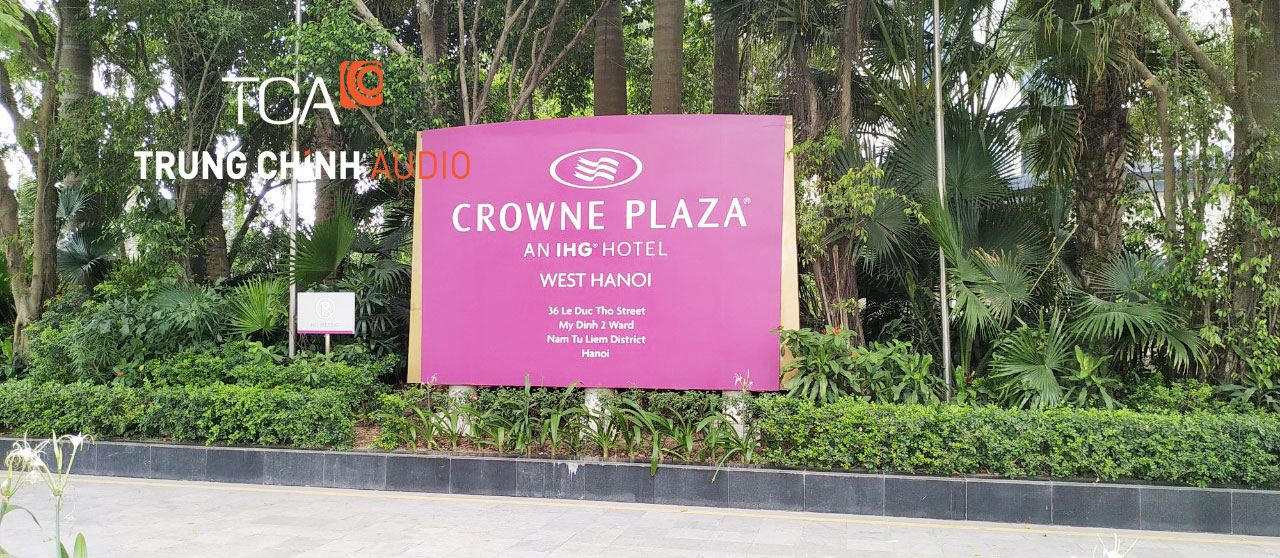 Hệ thống âm thanh thông báo TOA FS-7000: Khách sạn Crowne Plaza West Hà Nội
