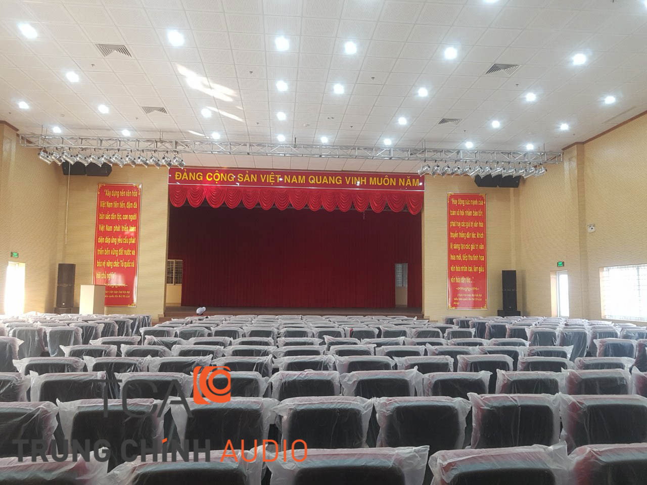 Âm thanh hội trường, ánh sáng sân khấu: Trung Tâm Văn Hóa Quận 9 HCM
