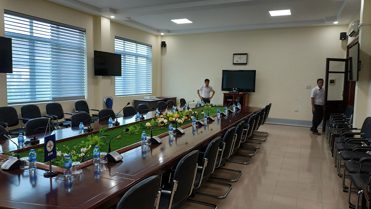 Hệ thống hội thảo TOA TS-690: phòng họp, hội nghị Công ty Điện Lực Điện Biên