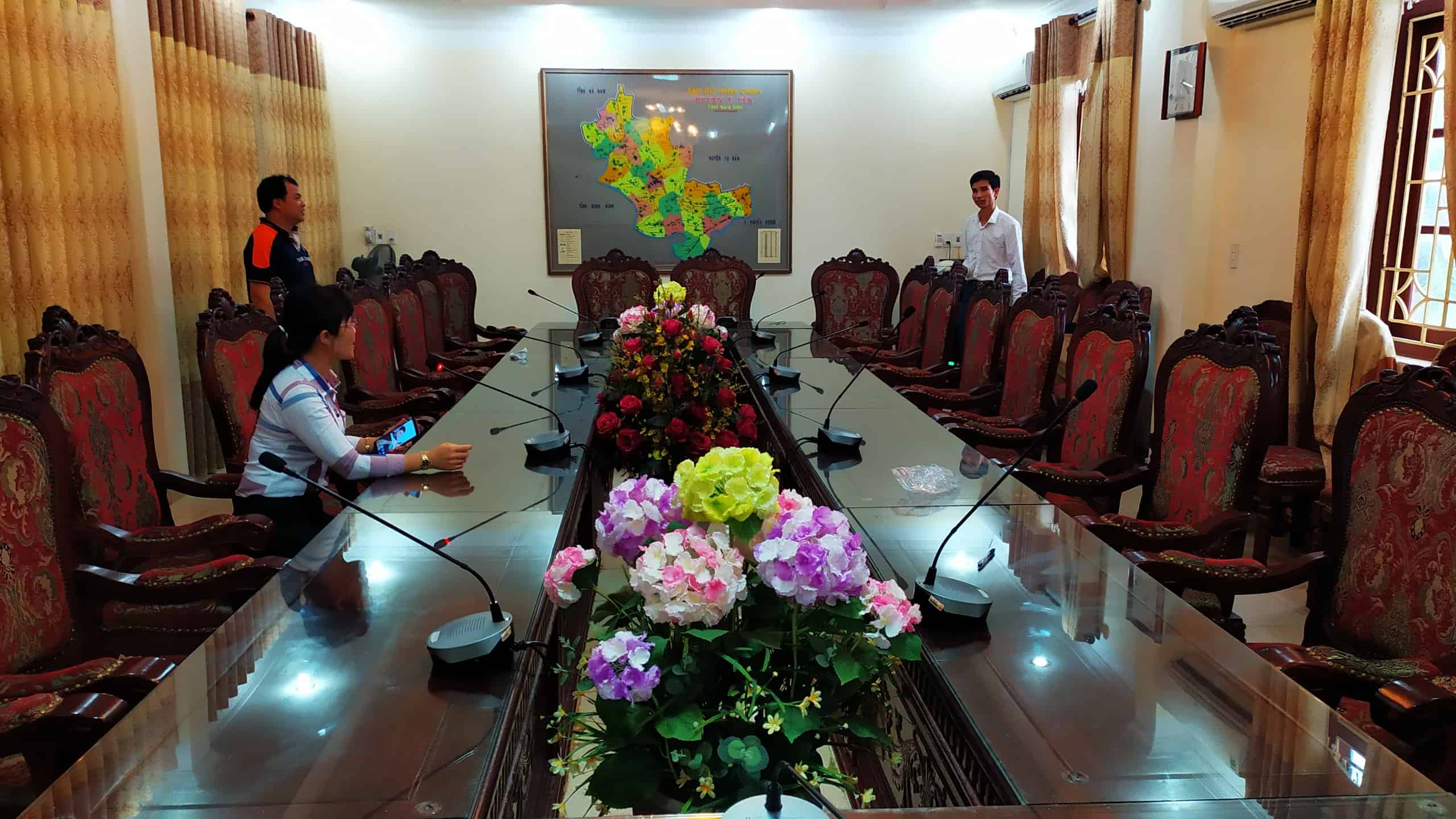 Hệ thống hội thảo TOA TS-780 âm thanh phòng họp trực tuyến: Huyện Ý Yên, Nam Định