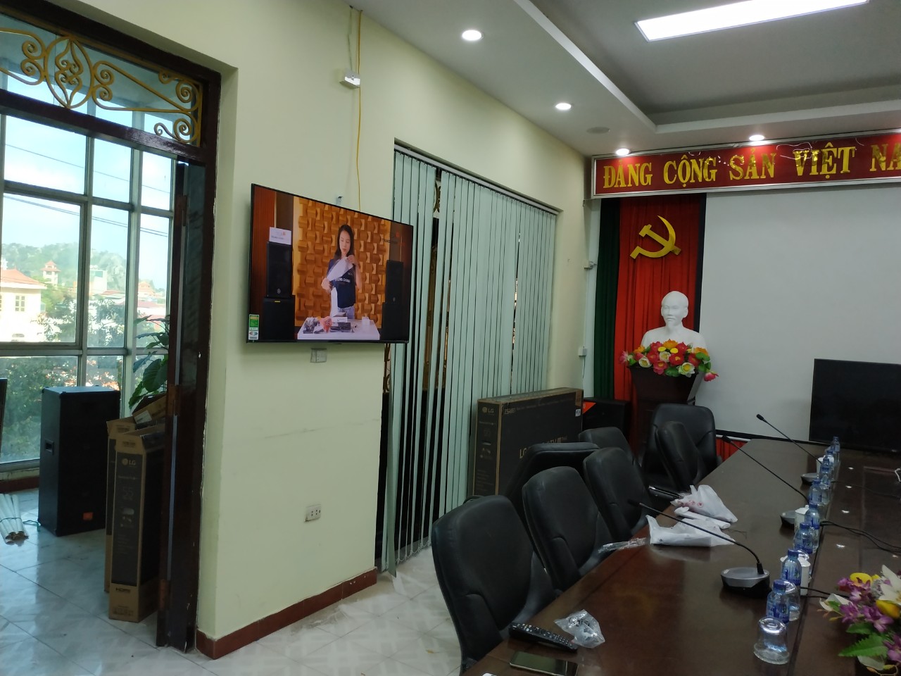 Hệ thống hội thảo TOA TS-780 âm thanh phòng họp trực tuyến: VNPT Ninh Bình