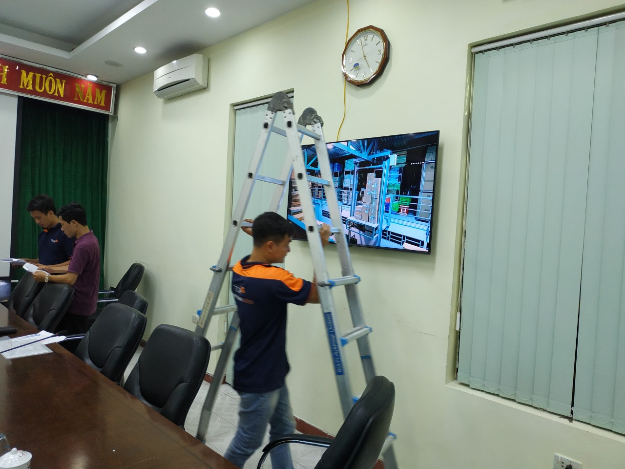 Hệ thống hội thảo TOA TS-780 âm thanh phòng họp trực tuyến: VNPT Ninh Bình