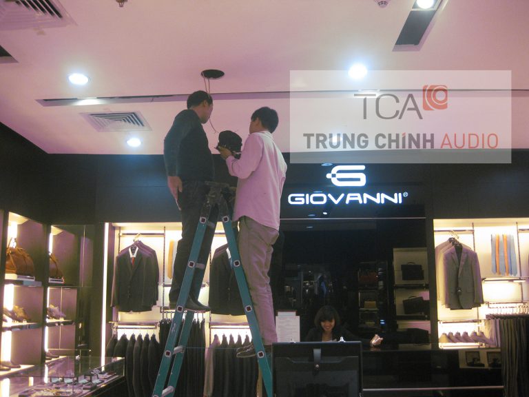 Hệ thống âm thanh TOA: Shop thời trang Giovanni
