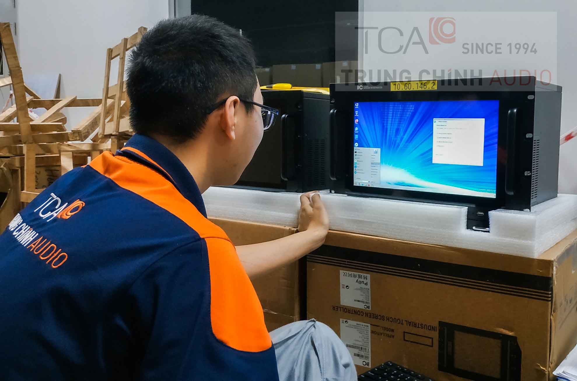 Cài đặt âm thanh IP iTC, hệ thống thông báo nhà xưởng: Tập đoàn Điện tử TCL