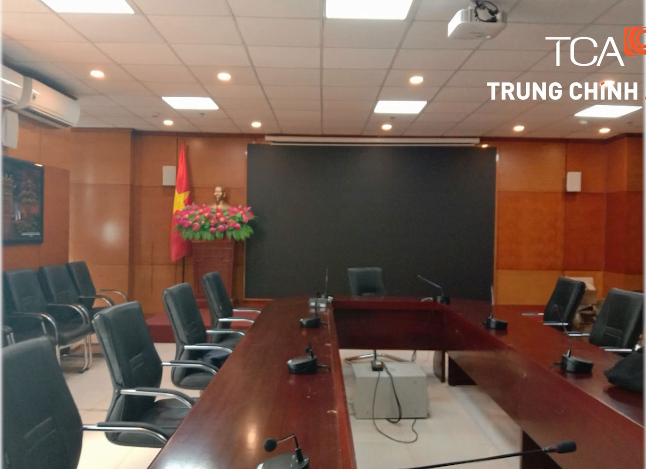 Hệ thống hội thảo TOA TS-680 âm thanh phòng họp trực tuyến: Viện khoa học Công nghệ Việt Nam