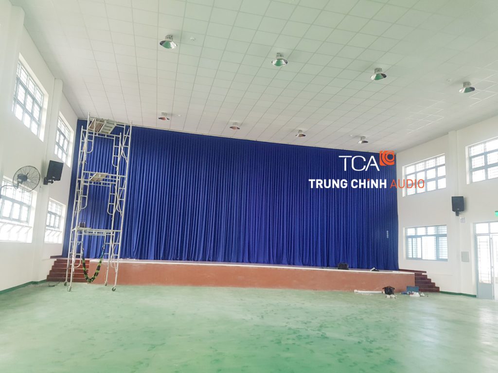 Lắp đặt âm thanh trường học: Trường THCS Phong Phú