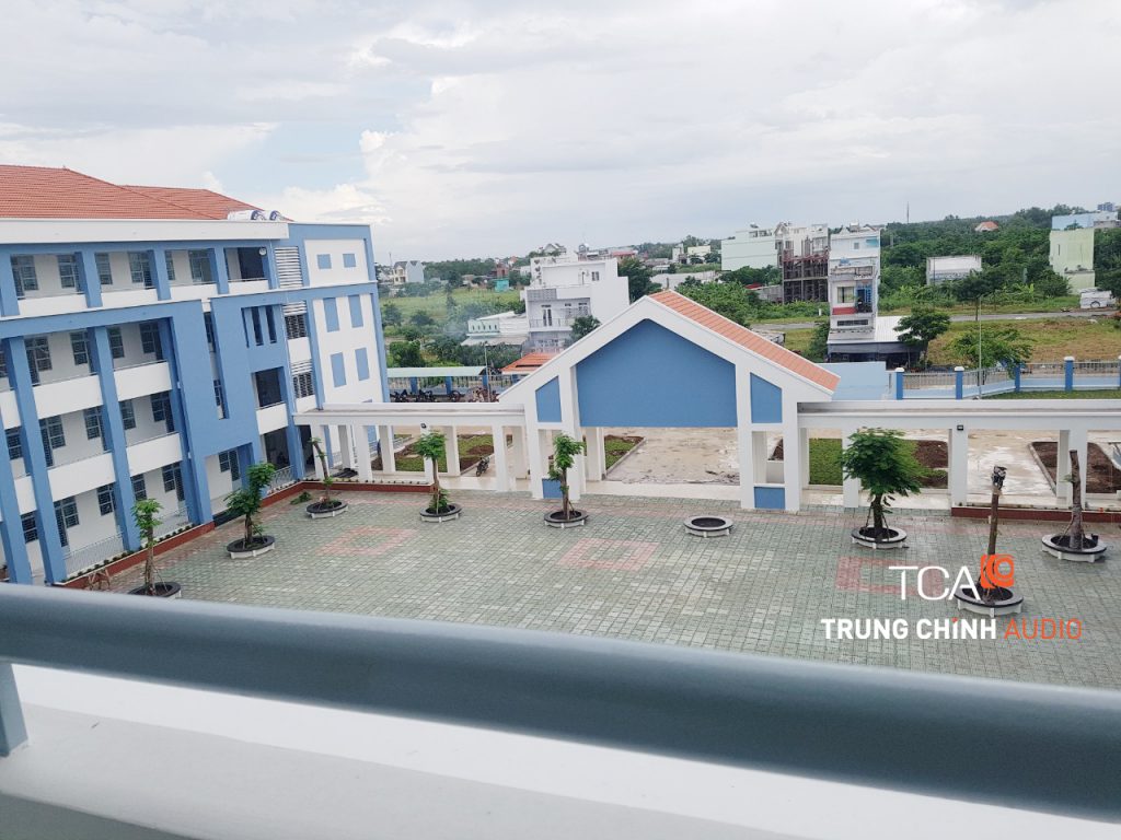 Lắp đặt âm thanh trường học: Trường THCS Phong Phú
