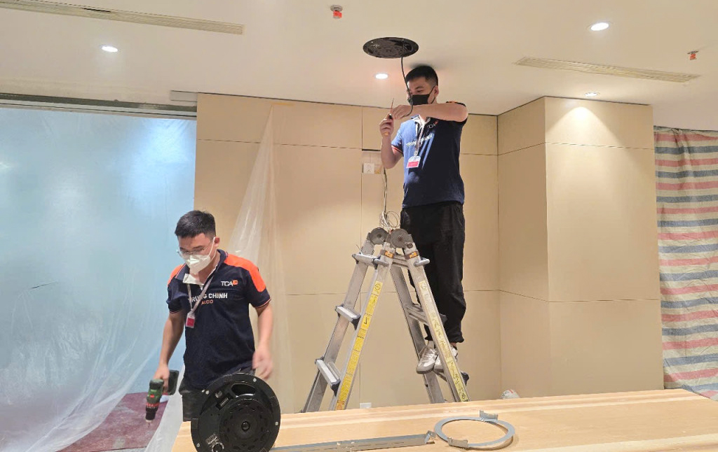 Hệ thống âm thanh hội thảo BOSCH DICENTIS trụ sở VIETTEL