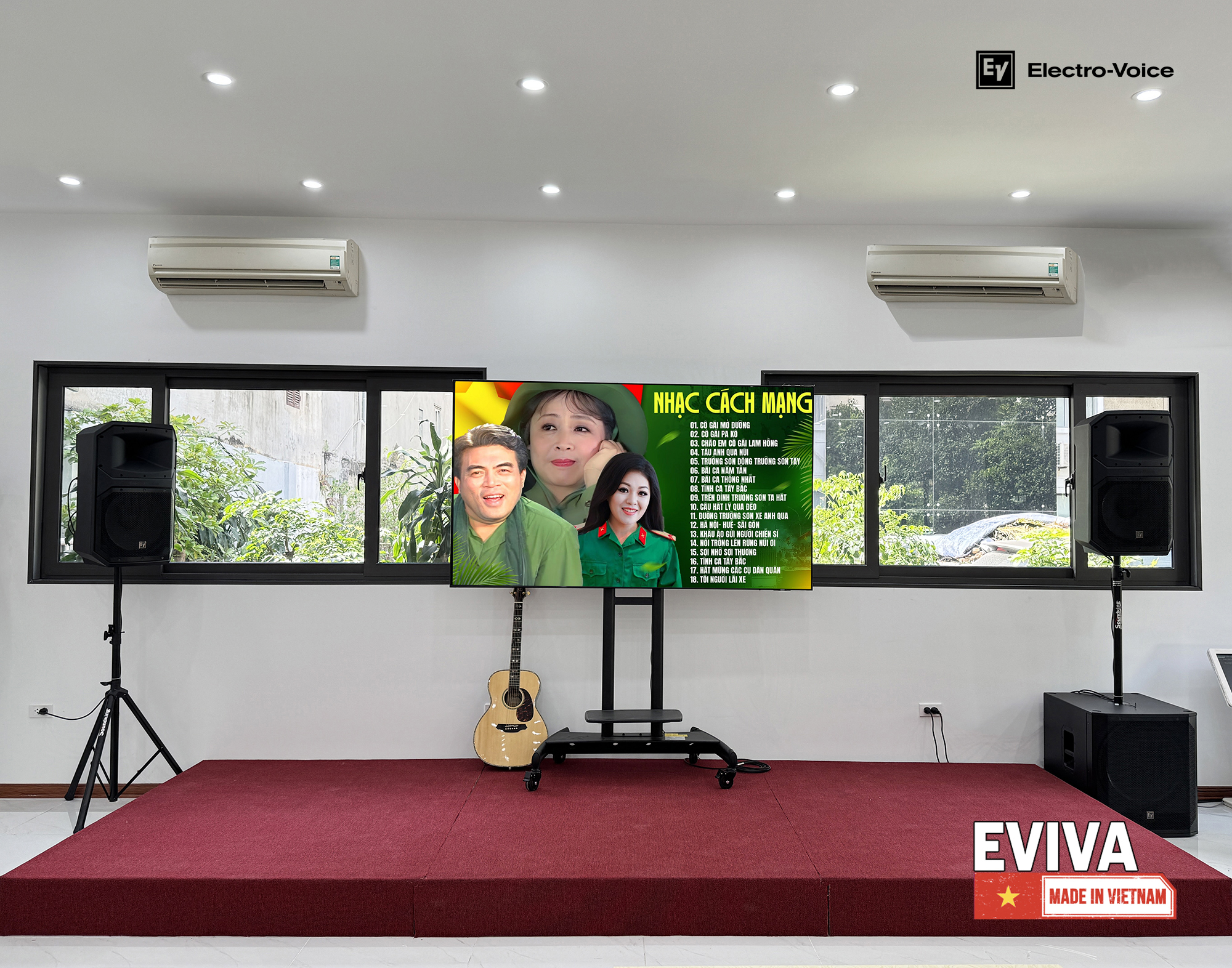 Bộ dàn âm thanh sân khấu hội trường EVIVA