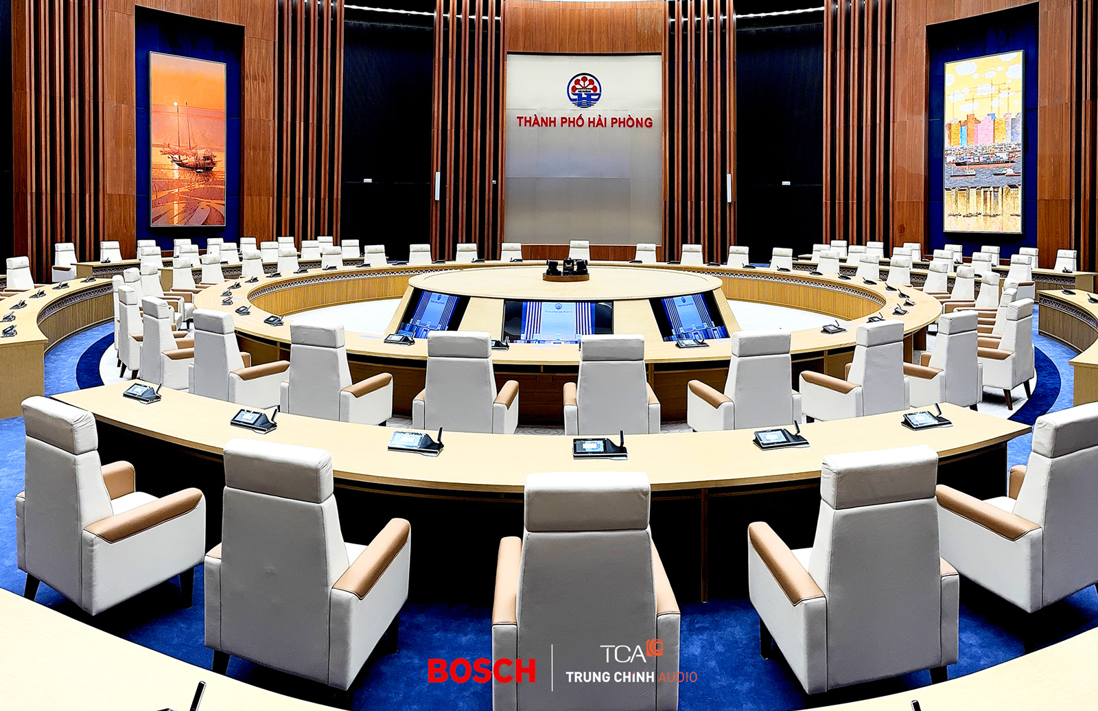 Hệ thống  âm thanh, ánh sáng cho Trung tâm Chính trị - Hành chính Hải Phòng