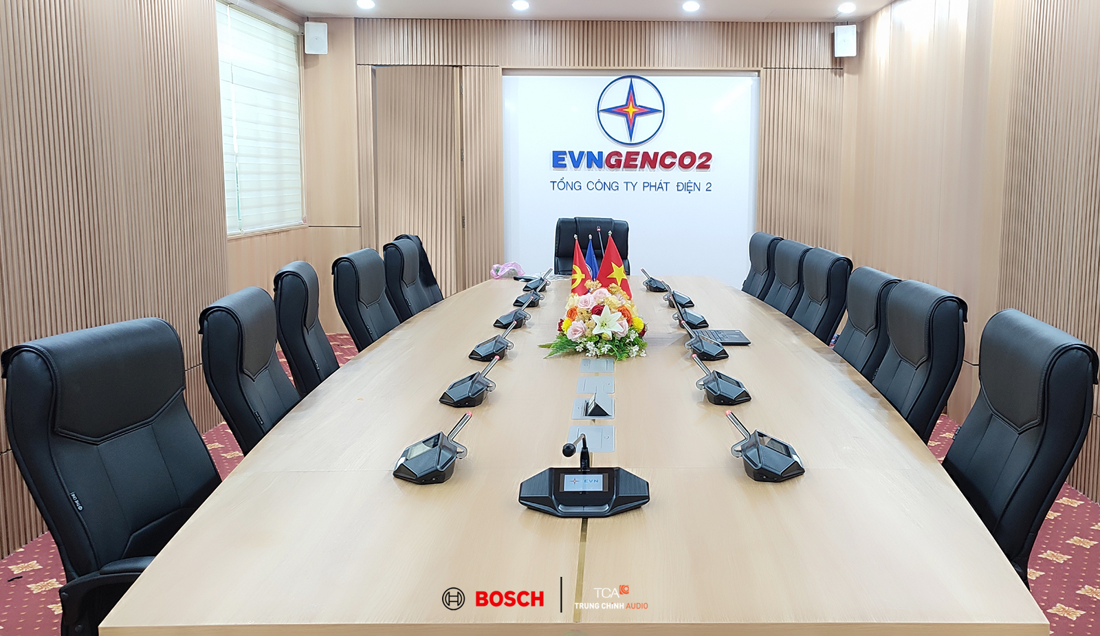 Hệ thống hội thảo không dây Bosch Dicentis :  EVN Genco2 Cần Thơ