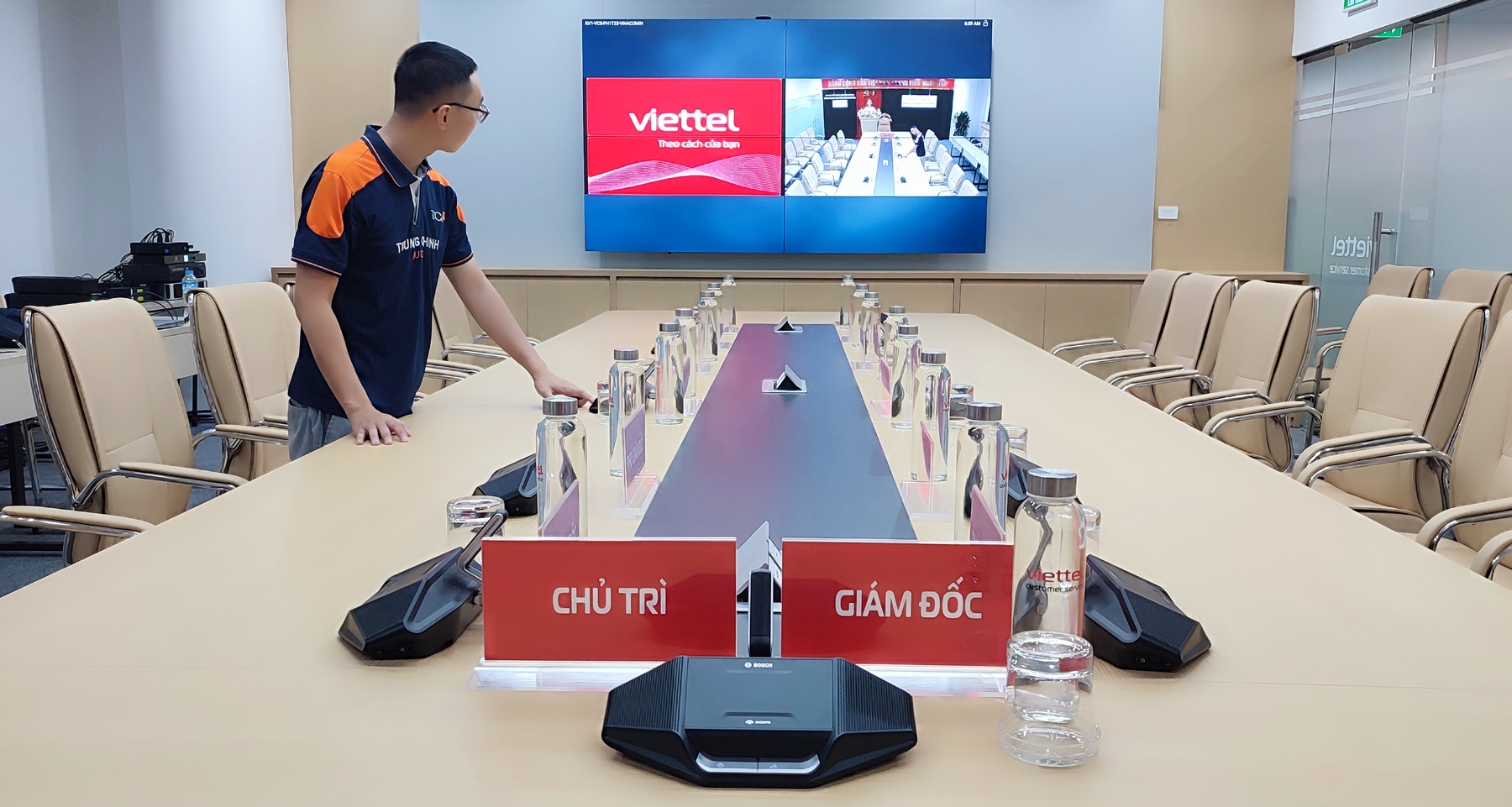 Giải Pháp Âm Thanh Bosch Dicentis và Camera Lumens cho DVKH VIETTEL