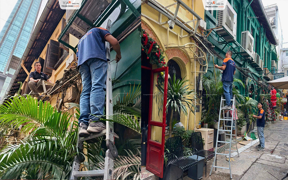 Lắp Đặt Loa Electro-Voice EVIVA Cho Nhà Hàng