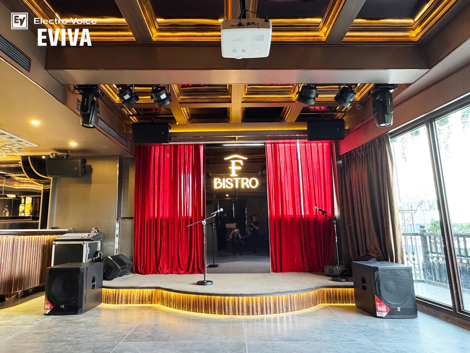 Lắp Đặt Loa Electro-Voice EVIVA Cho Nhà Hàng