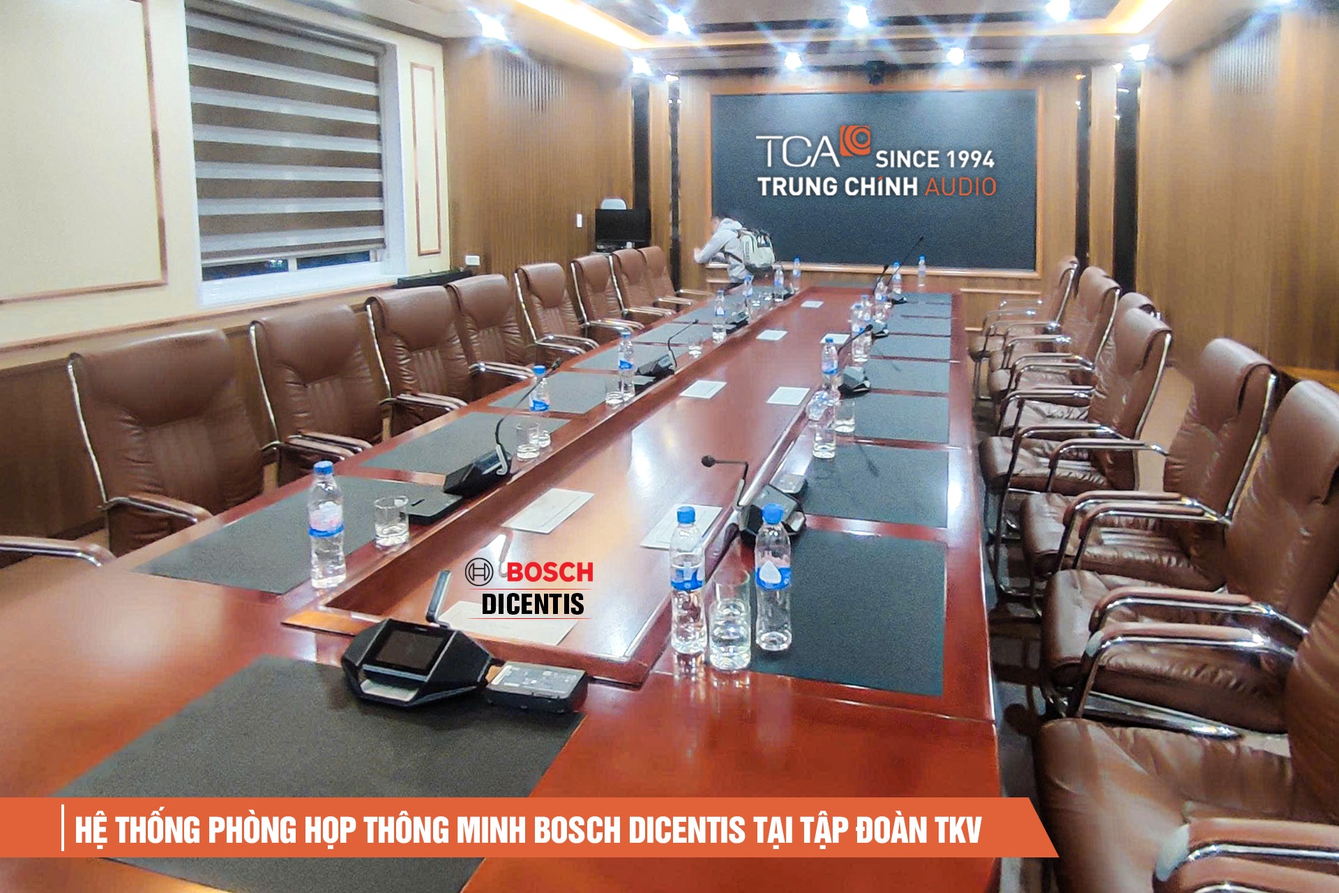 HỆ THỐNG HỘI THẢO BOSCH DICENTIS KHÔNG DÂY âm thanh phòng họp TẬP ĐOÀN TKV