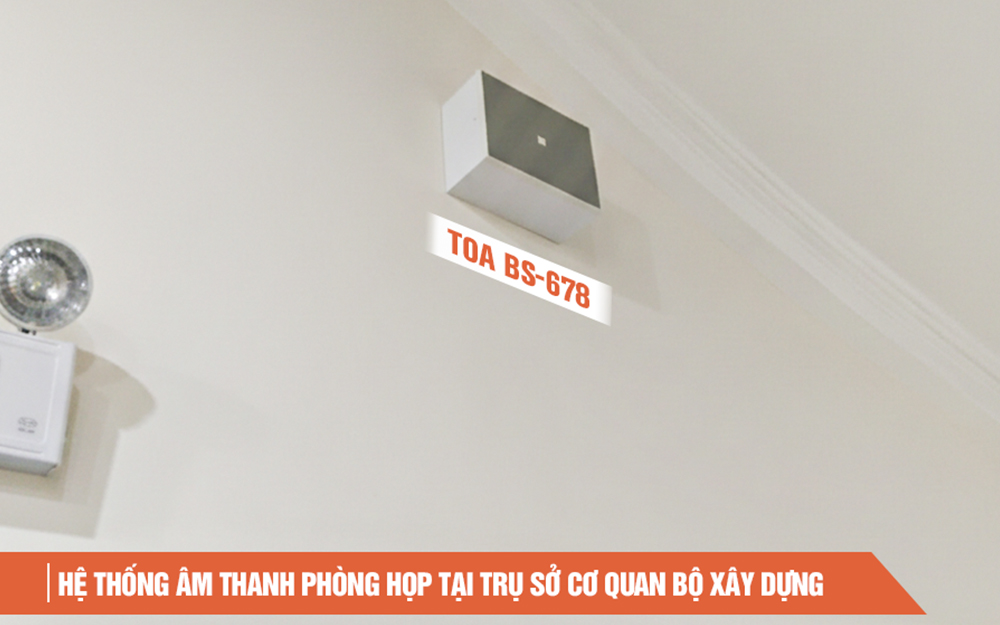 Hệ thống micro hội nghị Bosch CCS1000D : lắp đặt âm thanh phòng họp tại trụ sở Bộ Xây dựng