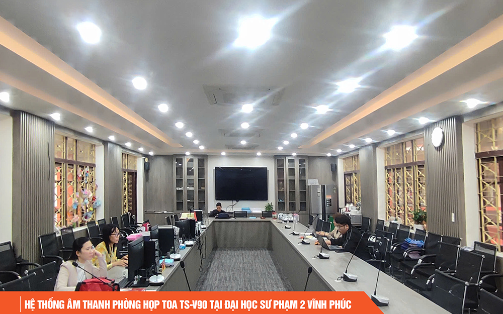 Lắp Đặt Hệ Thống Micro Hội Thảo TS-V90 Tại Trường THCS - THPT Sư Phạm