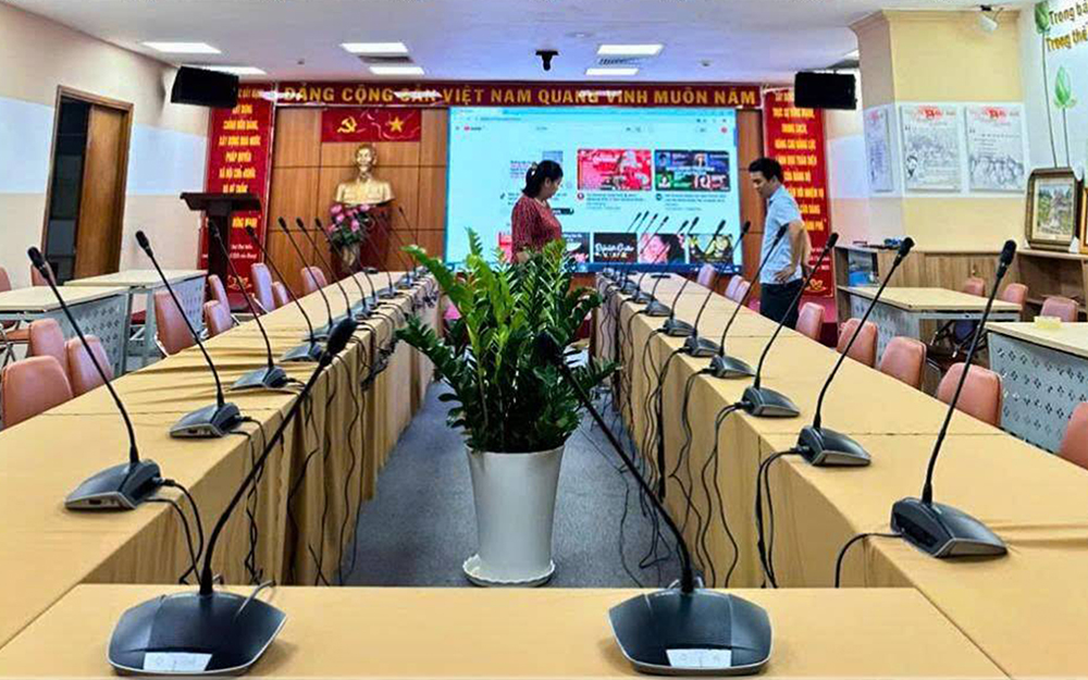 Lắp Đặt Hệ Thống Bosch CCS1000D & Camera Lumens Tại Sở Công Thương TP.HCM