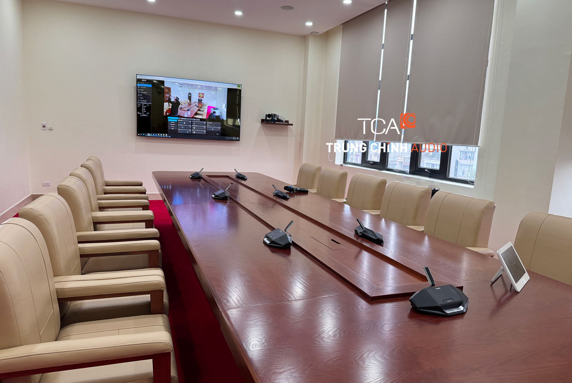 Phòng họp trực tuyến Hybrid Bosch Dicentis :Tổng công ty Sông Đà