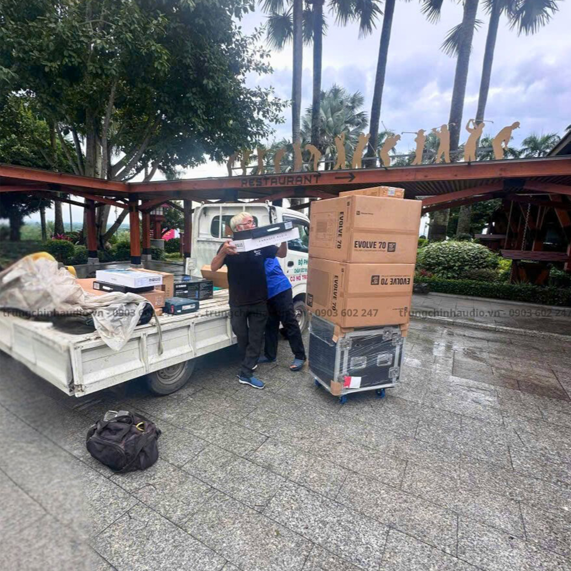 Hệ thống âm thanh sân khấu ngoài trời sân Golf Long Thành, Đồng Nai