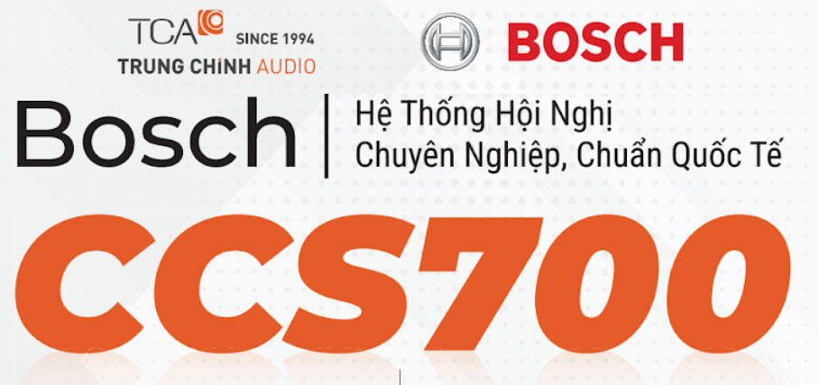Hệ thống âm thanh phòng họp hội thảo Bosch CCS-700 